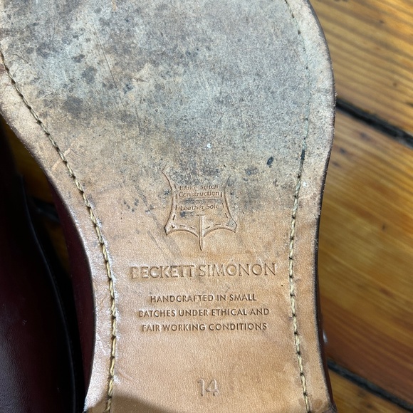 Beckett Simonon, Handcrafted Leather Double Monnk Shoes - Picture 5 of 5